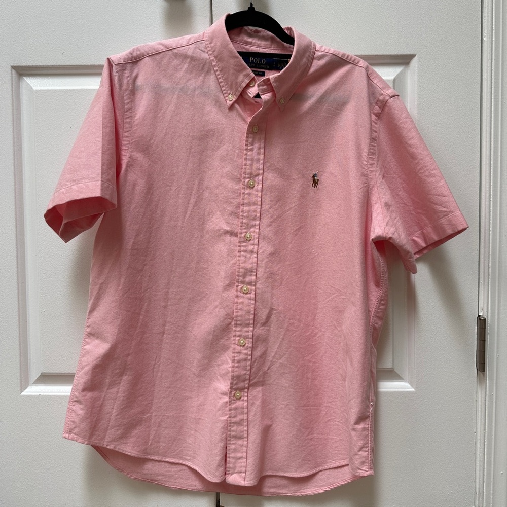 Ralph Lauren Pink Casual Male Button Down Shirt